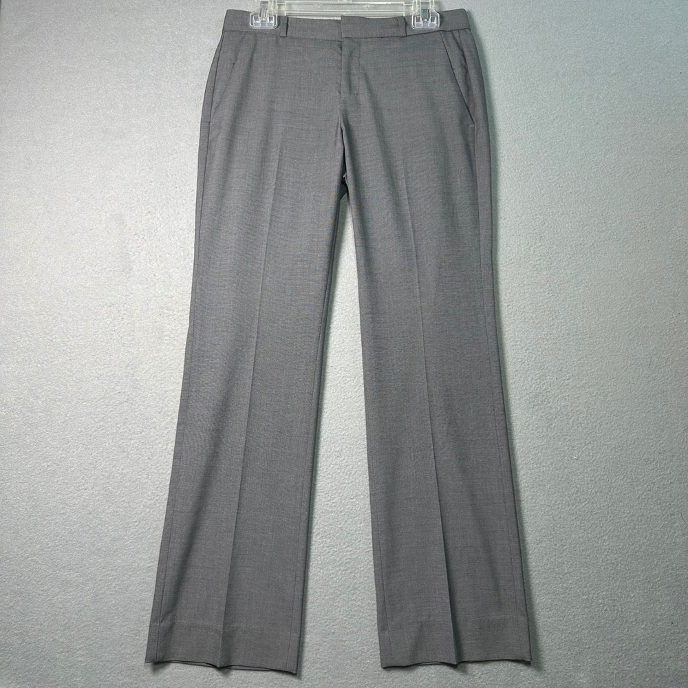 Banana Republic Dress Pants Petite 4P Straight Leg Stretch Business Trousers